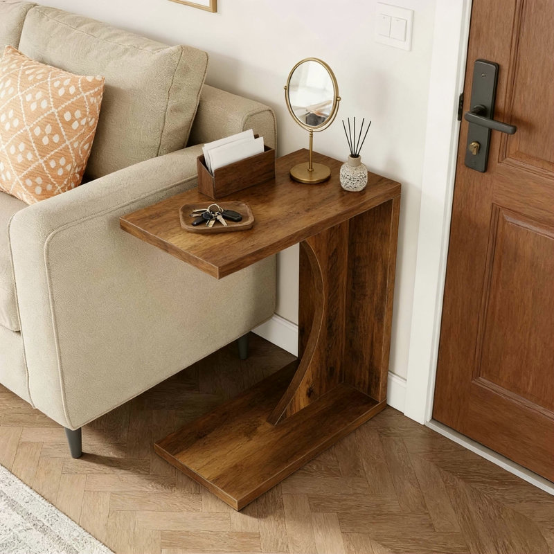 End Table,C-Shaped Nightstand,Couch Table,Sofa Side Table