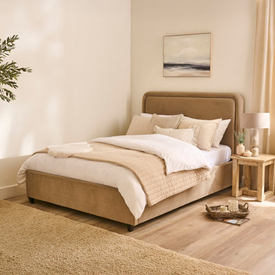 Upholstered Ottoman Lift Up Storage Bed