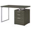 Bureau réversible à 3 tiroirs gris patiné-1198391817