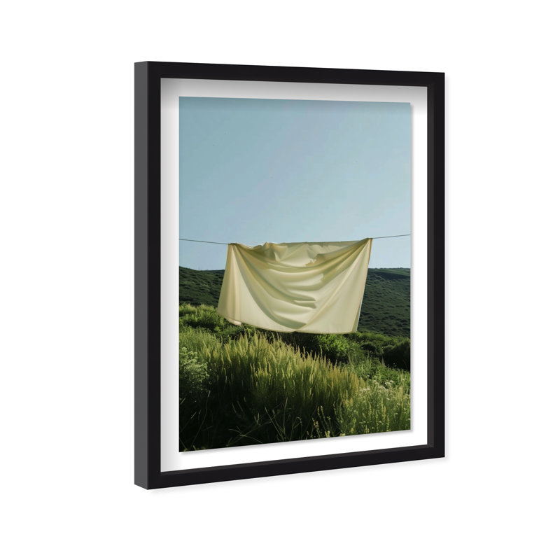 Floating Cotton I Print by Oliver Gal, 16.5"H x 11.5"W, Black Shadowbox