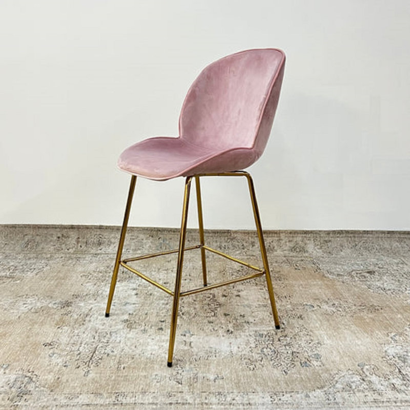 Tabouret de comptoir 26,5 po Stouferberg, Rose