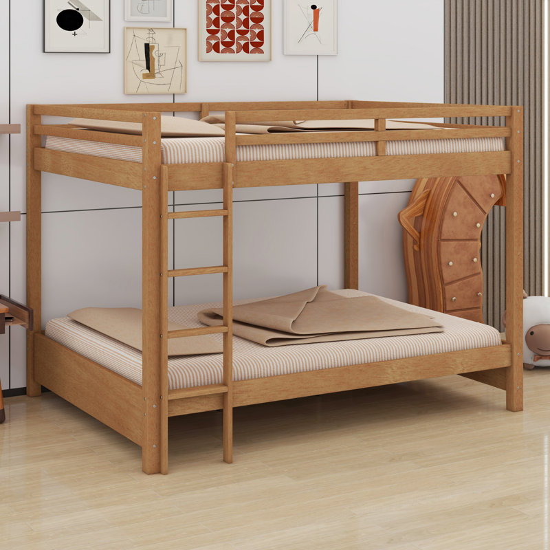 Lit superposé en bois avec échelle, Bois