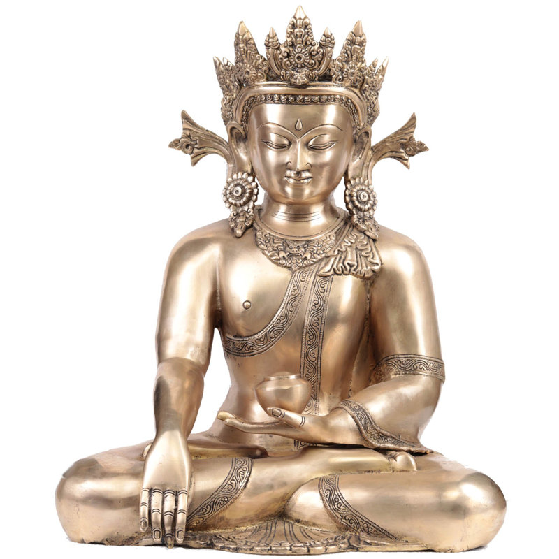 Couronne bouddha bouddhiste tibétain
