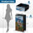 4 Drawer Dresser for Bedroom, Narrow Chest of Drawers, Wooden Top and Study Iron Frame 18"x37.5"-(WxH)