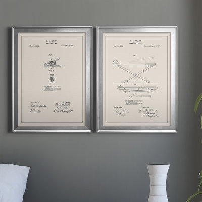" Laundry Patent II " 2 - Pieces