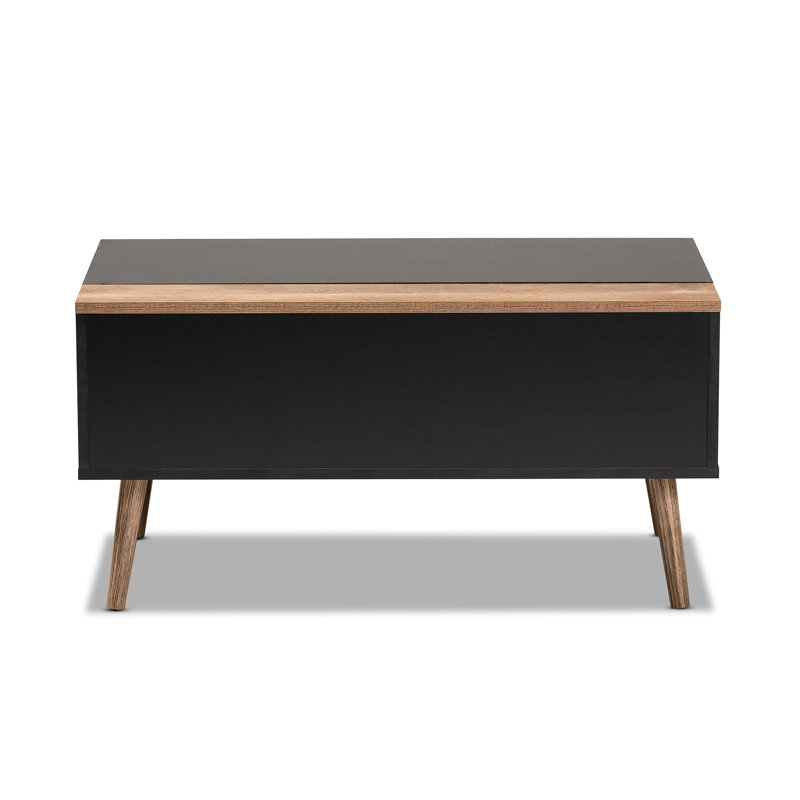 Lift Top Four Leg Coffee Table with Storage
