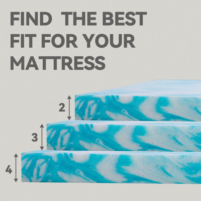 Falken 3'' Memory Foam Mattress Topper