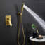 Système de douche combiné avec douche à main, pomme de douche de 16 pouces et bec de baignoire-118580234