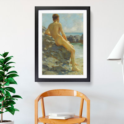 The Bather by Henry Scott Tuke - Picture Frame Painting
