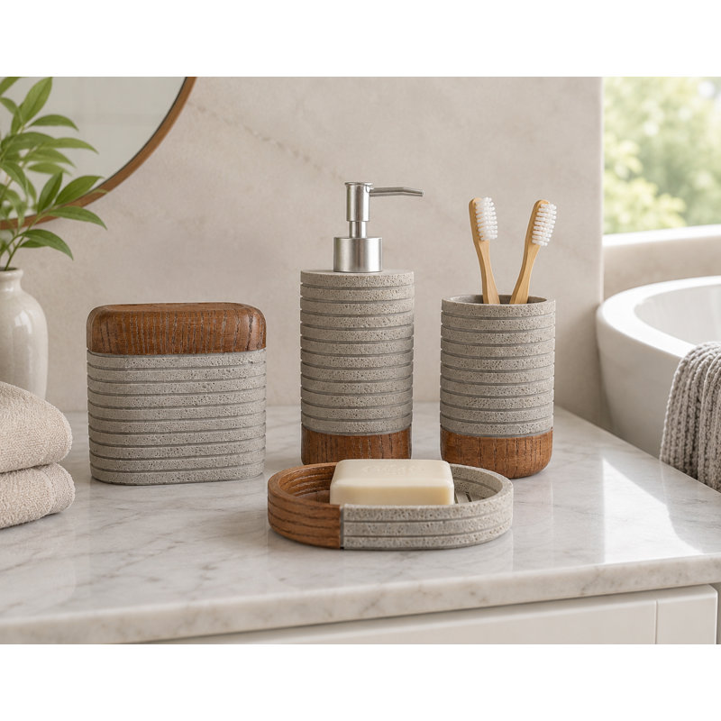 Ensemble d'accessoires de salle de bain
