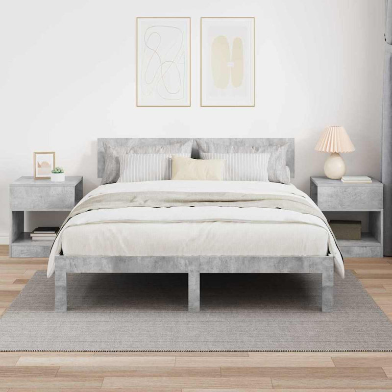 End Table, Concrete Grey