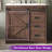 36" Farmhouse Single Sink Bathroom Vanity, Brown-563594276-559235711