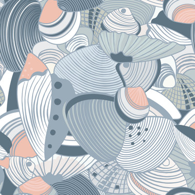 Lost in Seashells -Giclee on Gallery Wrapped Canvas by Roochita Chachra