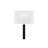 Textile - Hamilton ADA 1-Light Wall Sconce White Linen Fabric Shade-100943145