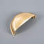 Ribbed Brass Semi Circle Cabinet Pull-1820185834