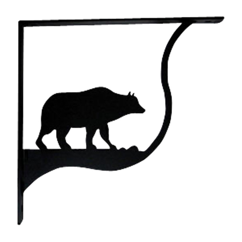 Bear - Shelf Brackets Medium, 7.25" H x 0.5" W x 7.25" D