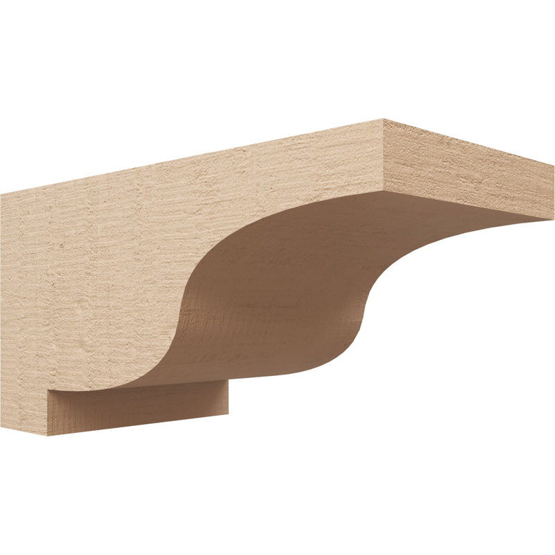 Bois de cèdre brut Newport, grain de bois TimberThane, brun clair apprêté, H 11 po x l 11 po x P 22 po
