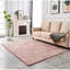 Tapis luxueux en similifourrure rose doré et doré lavable à la machine Luxury-115634833