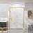 44"-48"W X 74"H Single Sliding Semi-Frameless Shower Door With Clear Glass-108225254