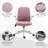 Inbox Zero Linen Task Chair-836314824