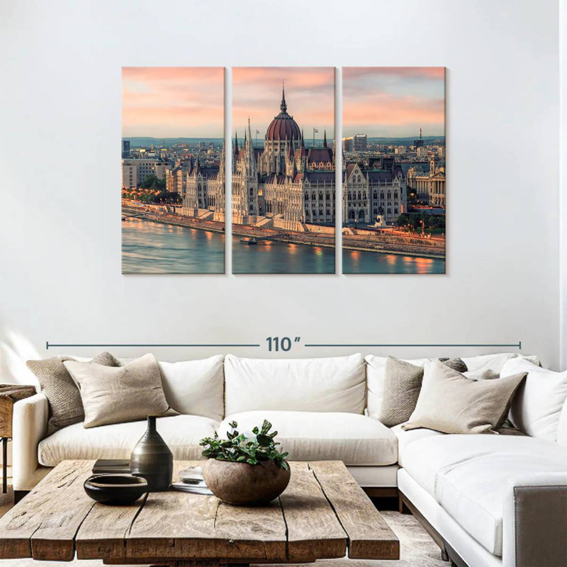 Rorry Hungarian Parliament Building In Budapest, 48" H x 74" W