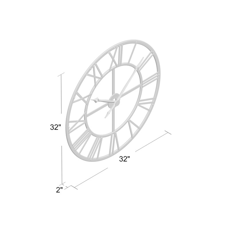 Oversized Vergara 32" Wall Clock