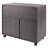 Comacho 3-section Multi-storage Mobile Cabinet, Charcoal