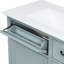Meuble-lavabo gris avec lavabo 36 po - lavabo en céramique, 4 rangements, porte silencieuse 4, porte