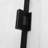 Shower Door 40" W X 72" H Pivot Frameless Shower Door With Pattern Glass, 2/5 In. (10Mm), Open Entry Design In Matte Black