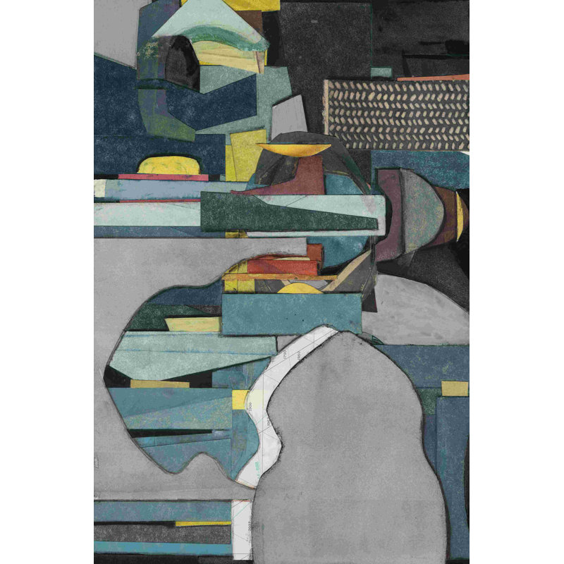 Collage Mid-Century IV, H 12 po x l 8 po