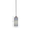 Luminaire suspendu avec tige en verre 4 po Achen-1273915721-1249315514-1273915727