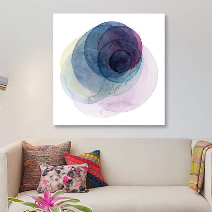 « evolution des planètes iii », impression sur toile, H 12 po x l 12 po x P 0,75 po