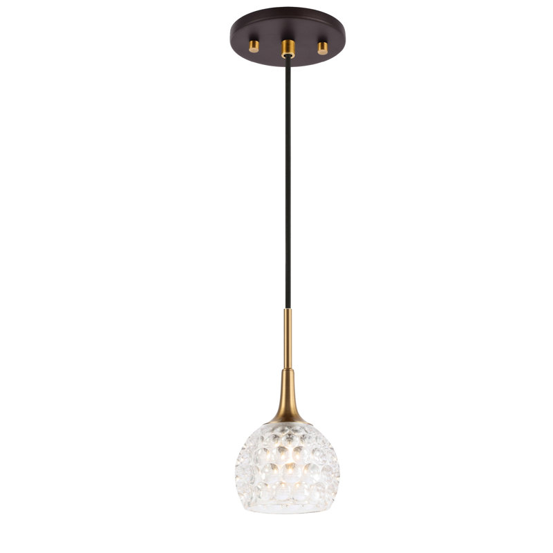 Jerrie 1 - Light Single Pendant, Mercury, Halogen, Brass/Bronze