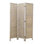 Woven Rattan 3-Panel Room Divider