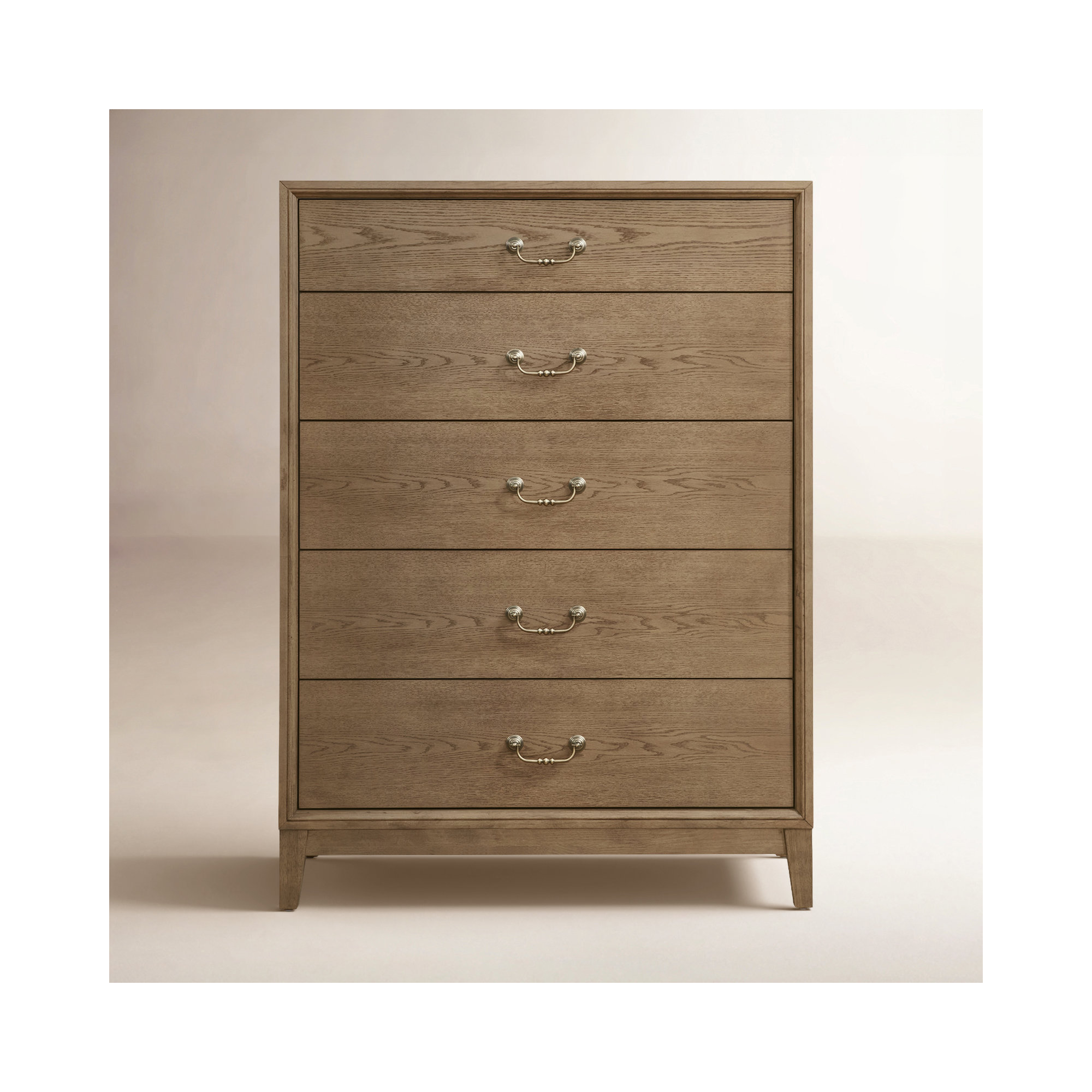 Bartlett 5 Drawer Chest, Brown