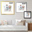 Floral Floral Illustration - Art mural sur toile Glam-1089509023-1089509021