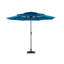 Parasol en aluminium bleu foncé à 3 niveaux 10 pi 10 pi - adapté pour la piscine extérieure et le patio, à utiliser au bord de la piscine-1049341972