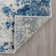 Longino Abstract Blue/Cream Indoor Area Rug for Living Room, Dining Room, Bedroom