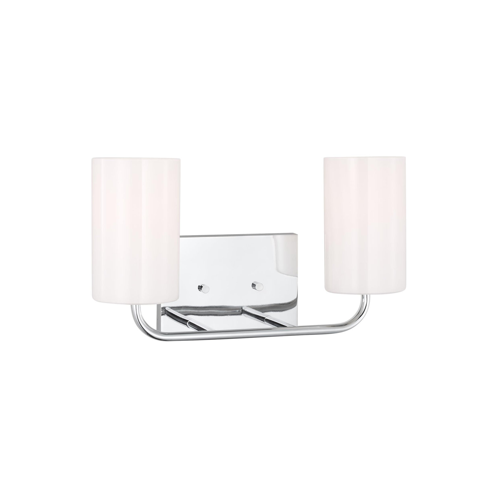 2 Light Dimmable Vanity Light, Chrome, Yes