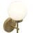 Rigsby Brushed Gold 1-Light Wall Sconce-127683765