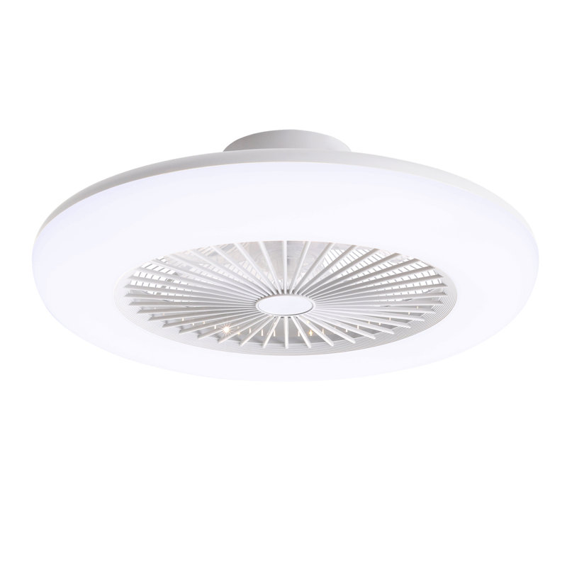 Ceiling Fan with LED Lights, White