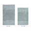 Ensemble de tapis pour salle de bain 2 pièces 100% coton 2155 g / m² Makaylynn, certifié OEKO-TEX®, envers en latex antidérapant, touffeté moelleux, super absorbant, tapis de salle de bain lavables à la machine, bleu-71054681-97762386