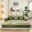 Coussin de plancher au sol, matelas convertible confortable avec accoudoirs, support à ressorts, pliage peu encombrant, coussins pour le salon en chenille pliable, conception modulaire sur mesure, respirant-1166945511-1166945507