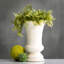 Vase de table en céramique blanc 10 po Sebbi