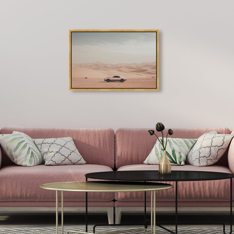 Mechanical Soliloquy Canvas Transportation Print by Oliver Gal, Black Frame, 15 x 10, 31"H x 46"W, Gold Floater Frame