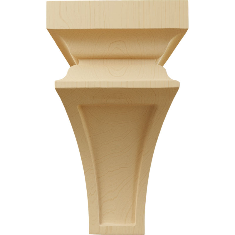 Support en bois / corbeau H 8 po x l 4 po x P 4,75 po, Aulne