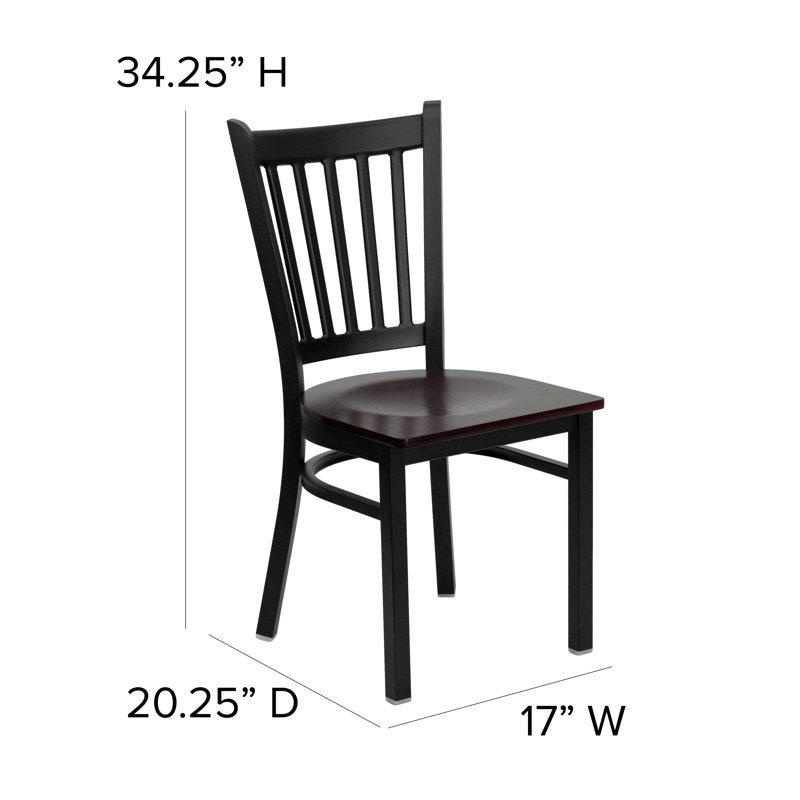 Chaise de restaurant Jophy, Acajou