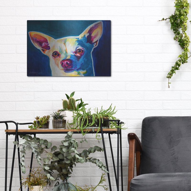 "Chihuahua - Coco" par Dawg Painter, H 12 po x l 16 po