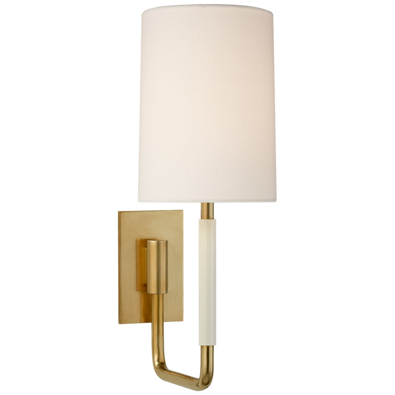 Barbara Barry Clout Small Sconce, Soft Brass
