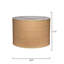 Drum Raffia Shade, Large-710469760